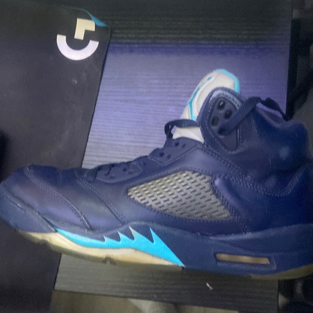 Jorden 5 retro blue suede